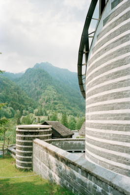 Landscape and Mario Botta's Church in Mogno | Photo by Alessandro Nanni