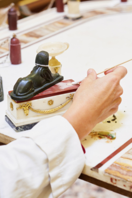 Restoration of the Royal Palace centrepiece