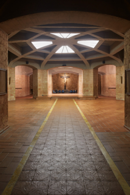 Basilica del Sacro Cuore di Cristo Re - crypt | Photo by Alessandro Nanni