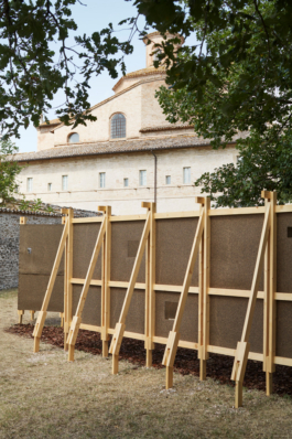 Il cielo di Francesco pavilion project, winner of the Fe.M – Festival di Microarchitettura 2025, Urbania (PU), Italy.
